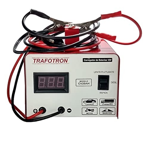 Carregador Bateria 12v 20ah Carro Caminhao Flutuante Inteligente Cv20