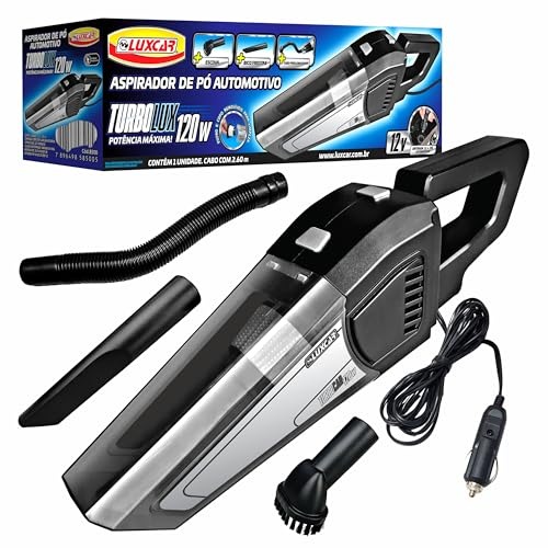 Luxcar - Aspirador de Pó Automotivo - TurboLux 12v / 120w
