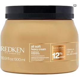 Redken Máscara de Tratamento All Soft |Tratamento Anti-frizz Para Cabelos Secos e Opacos | Promove Hidratação Profunda | Repara e fortalece | Com Óleo de Argan | 500ml
