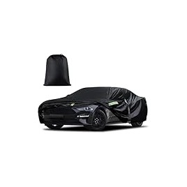Trailabo Capa Protetora para Carro Tecido Oxford 300T - Impermeável, Resistente a UV, Abrasão e Riscos - Proteção Eficiente para Sedans, SUVs Compactos e Médio Porte